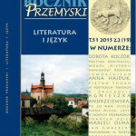 Przejdź do - Rocznik Przemyski tom 51 zeszyt 2. Literatura i Język